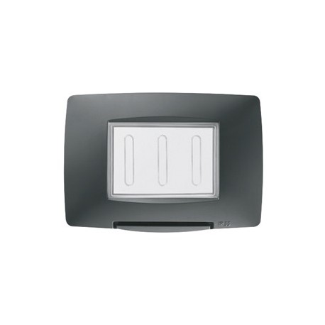 GEWISS GW16703TNN PLACCA STAGNA 3P IP55 NERO