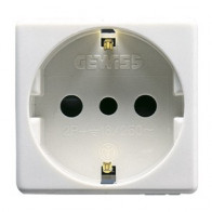 GEWISS GW20205 PRESA 2P+T 16A ST.ITALIANO  TED.SY  WT