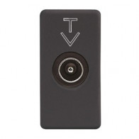 GEWISS GW21381 PRESA TV DIR.C.M.9,5MM SY  BK