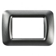 GEWISS GW22613 PLACCA 3 POS.ARDESIA METALL.TOP SYSTEM