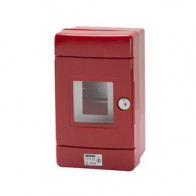 GEWISS GW42206 CENTR.PAR.ST.EMER.4M.GUIDA EN50022 ROSSO