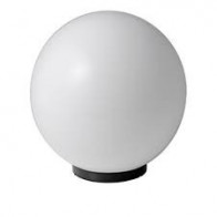 GLOBO SFERA 300MM PER LAMPIONE MONTAGGIO SU PALO D.60MM COLORE OPALE