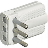 Bticino BTIS2465TA kit - spina corner salvasp.2P+T 10A bianco