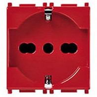 Offerta Vimar VIM14210.R Presa 2P+T 16A universale rosso