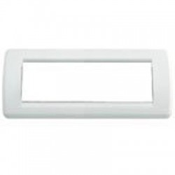 Offerta Vimar VIM16766.01 Placca RondÃÂ² 6M bianco brillante