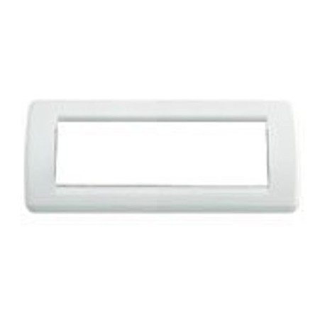 Offerta Vimar VIM16766.01 Placca RondÃÂ² 6M bianco brillante