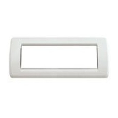 Offerta Vimar VIM16766.04 Placca RondÃÂ² 6M bianco Idea