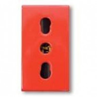 AVE 45B06/15TSR PRESA POLISICUR 2X10/16A+T ROSSA