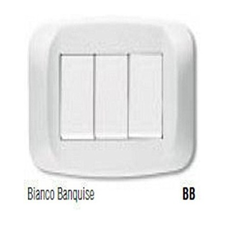 AVE 45PB03BB PLACCA BANQ TECNOPOL.3M.BIANCO BANQ