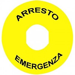 Offerta Schneider SNRZBY8630 ETICHETTA ARRESTO EMERGENZA