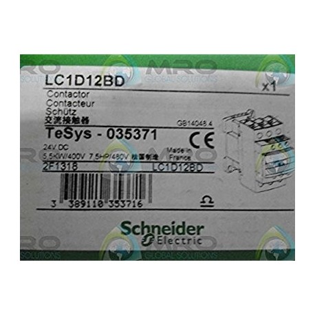 Offerta Schneider SNRLC1D12BD CONTATTORE 12A  24VCC