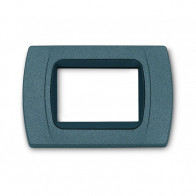 PLACCA Multiplac in Abs
compatibile per serie Living Light, International 3 moduli colore Grigio ardesia