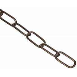 Catena Genovese filo diametro 2,8mm acciaio bronzato zaponato (1 metro)