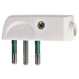 Offerta per Vimar VIM00206.B Spina 2P+T 10A SPA11 90Â° bianco