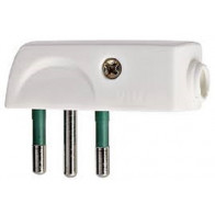 Offerta per Vimar VIM00206.B Spina 2P+T 10A SPA11 90° bianco